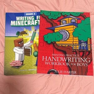 Minecraft Writing and Handwriting Workbook Set
